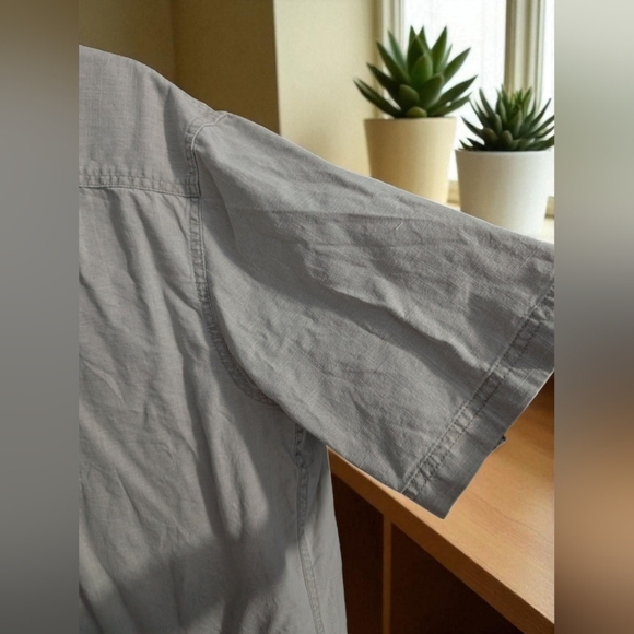 Croft & Barrow Men's Gray Button-Down Shirt Size X-Large - Picture 9 of 11